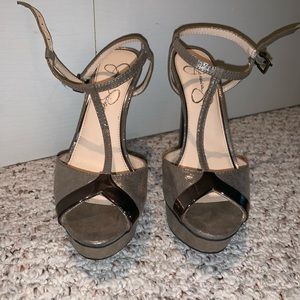 Jessica Simpson Gunmetal Carys Stilettos